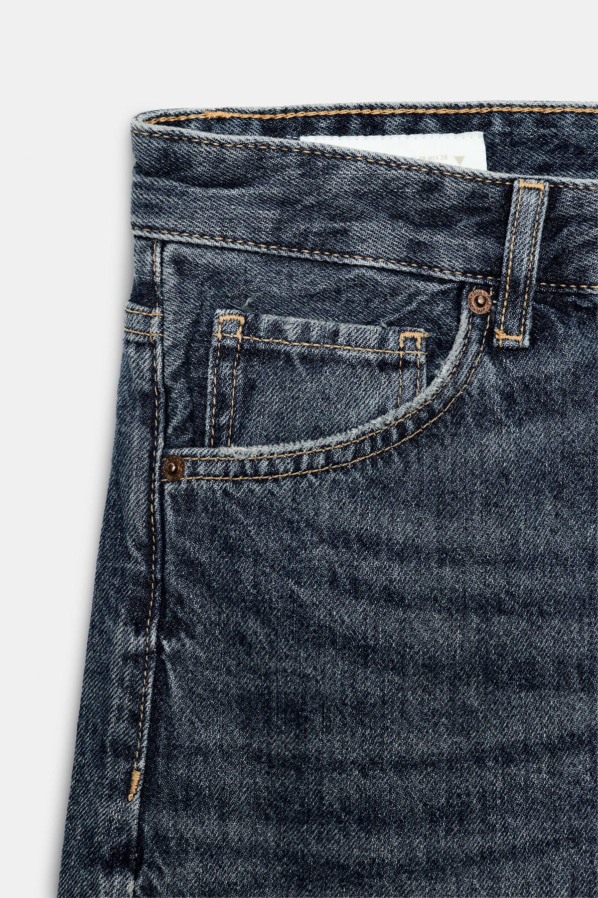 JEANS TRF BAGGY PLIÉ TAILLE MI-HAUTE