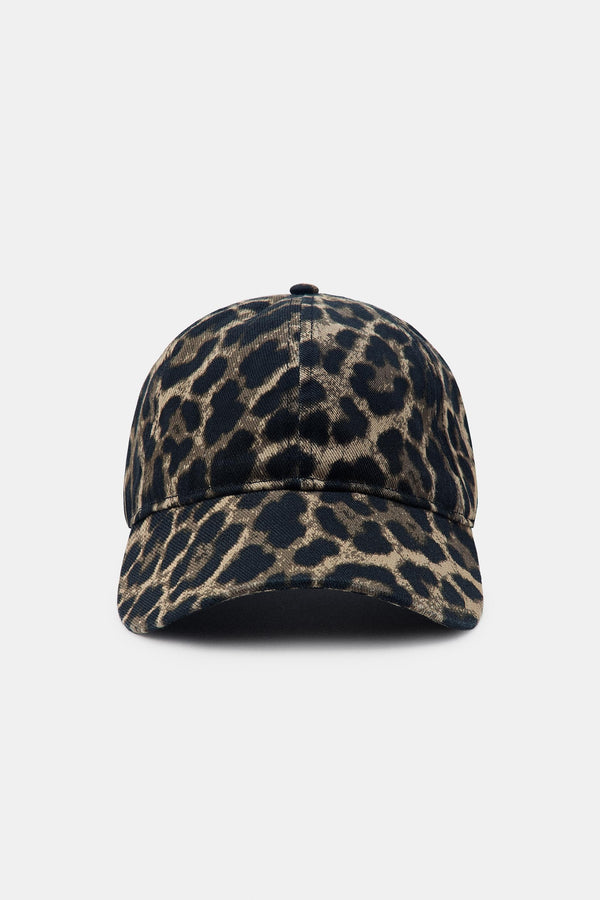 CASQUETTE EN SERGÉ À IMPRIMÉ ANIMAL