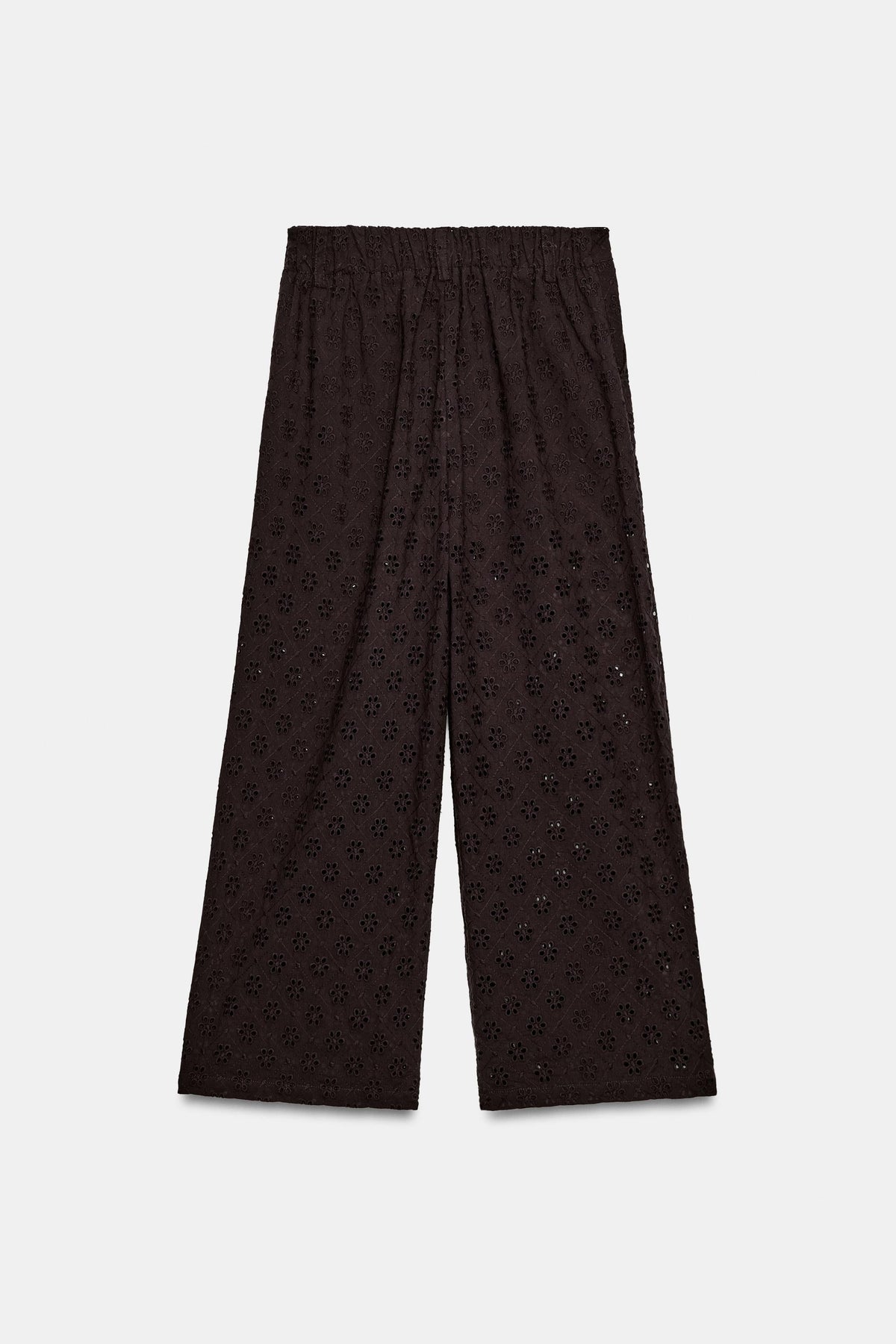 PANTALON JUPE-CULOTTE BRODERIES PERFORÉES