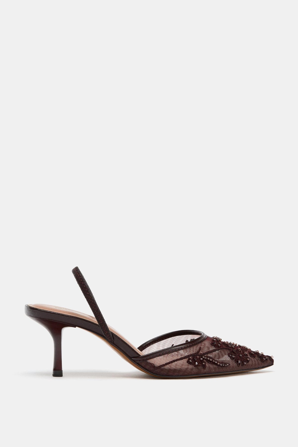 CHAUSSURES À TALONS EN MESH BRILLANTES